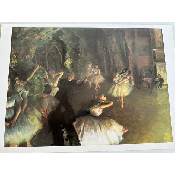 Degas, Ballet Rehearsal, Painting, Print, Art, Impressionism, ~ 250626-WH 225 - Picture 1 of 2